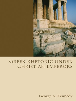 cover image of Greek Rhetoric Under Christian Emperors